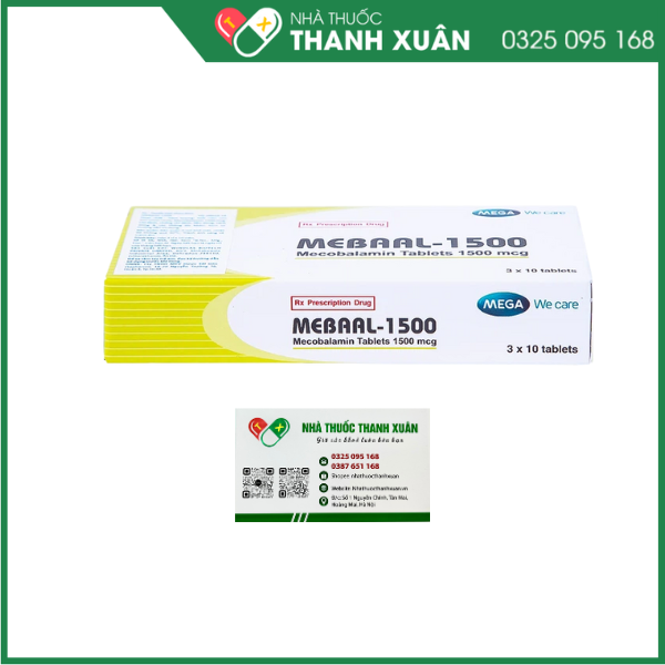 Mebaal - 1500 điều trị các bệnh lý thần kinh ngoại biên